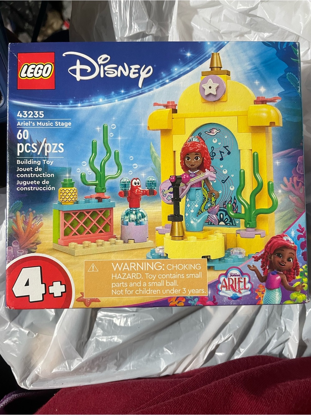 Disney LEGO Ariel Music Stage – Yellow and Teal Playset